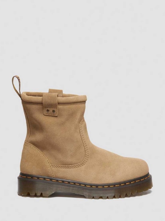 Dr. Martens Anistone Lo Leather Boots Men US Size 11 Women 12 Color Sand NEW!! main image 6